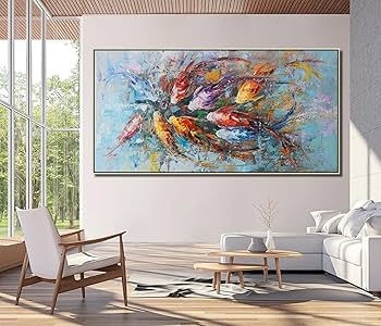 キャンバス油絵　専用　カラフルなお花とモノトーンの食器があるテーブル キャンバス油絵 専用 カラフルなお花とモノトーンの食器がある